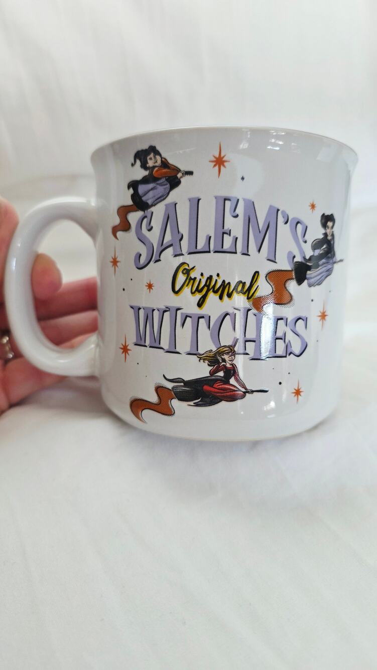 Disney Hocus Pocus Salem's Original Witches 20 Oz Ceramic Mug Witch Decor